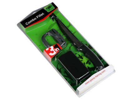 Sada nůž, rukavice a brousek Combo Filet 2
