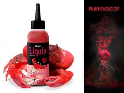 Delphin Fluo dip D SNAX LiquiX Krab Krill 100ml