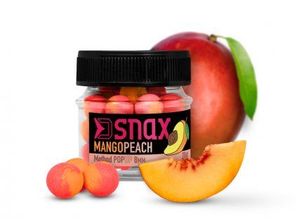 Plovoucí boilie D SNAX POP Mango Broskev 20g