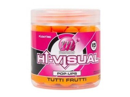 Plovoucí Boilie High Visual Pop ups 15mm 50ks Tutti Frutti 3