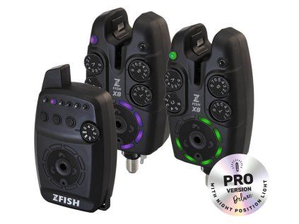 ZFISH Sada Hlásičů Bite Alarm Set Zx8 PRO 2+1