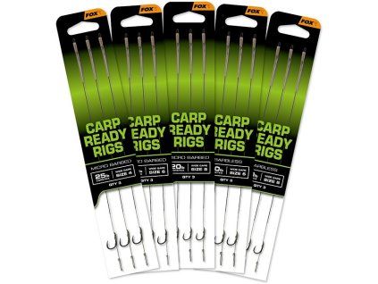Fox Návazce Carp Ready Rigs Wide Gape 3 ks