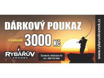 Vávra poukaz Rybářův krámek 3000