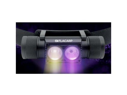 Flacarp vodotěsná čelovka HL3UV s bílým a UV světlem 5