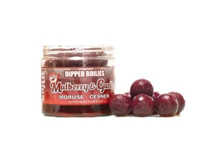Boilies v dipu Moruše