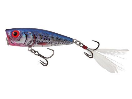 Salmo Wobler Rattlin Pop Floating Clear Blue Shiner