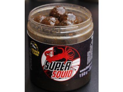 BLACK CARP Boilies dipované Super Squid 150g