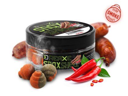 Vyvážená nástraha D SNAX SHELL Frankfurtská klobása Chilli