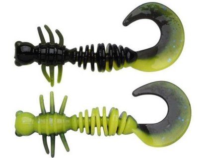 Berkley Powerbait Power Curly Black Sunshine Yellow