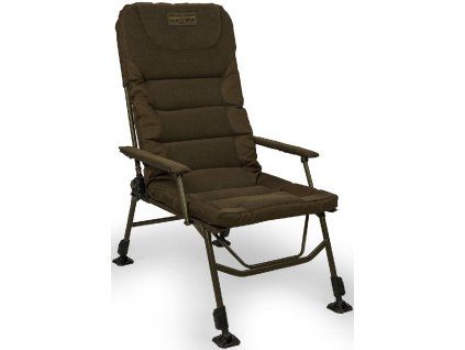 Avid Carp Křeslo Benchmark Leveltech Hi Black Recliner Chair