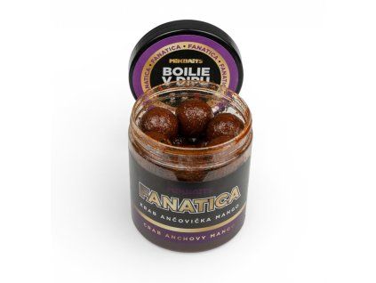 Fanatica boilie v dipu 250ml Krab Ančovička Mango