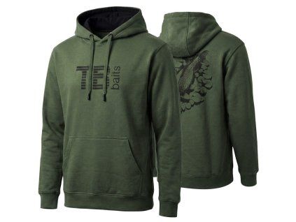 TB Baits Mikina Hidden Carp Green