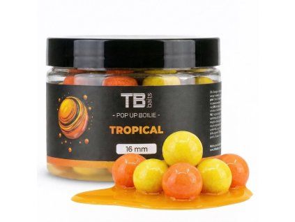 TB Baits Plovoucí Boilie Pop Up Tropical + NHDC 50 g
