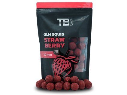 TB Baits Hard Boilie GLM Squid Strawberry