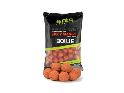 Stég Long Life boilie 800 g 20 mm Spicy Mango