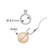 Extra Carp Silikonový kroužek na nástrahy 8,5 mm