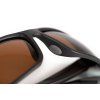 Brýle Floating Wrap Dark Grey Sunglasses Brown Lenses With Mirror Finish 4