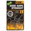 Fox Háčky Edges Wide Gape Straight Hooks