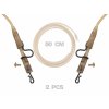 Zfish Montáž Závěska Heavy Duty s bužírkou + QC 2ks 50 cm 2